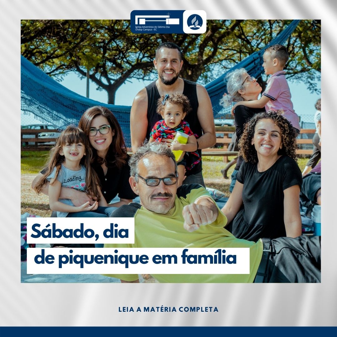 Sábado, dia de piquenique em família