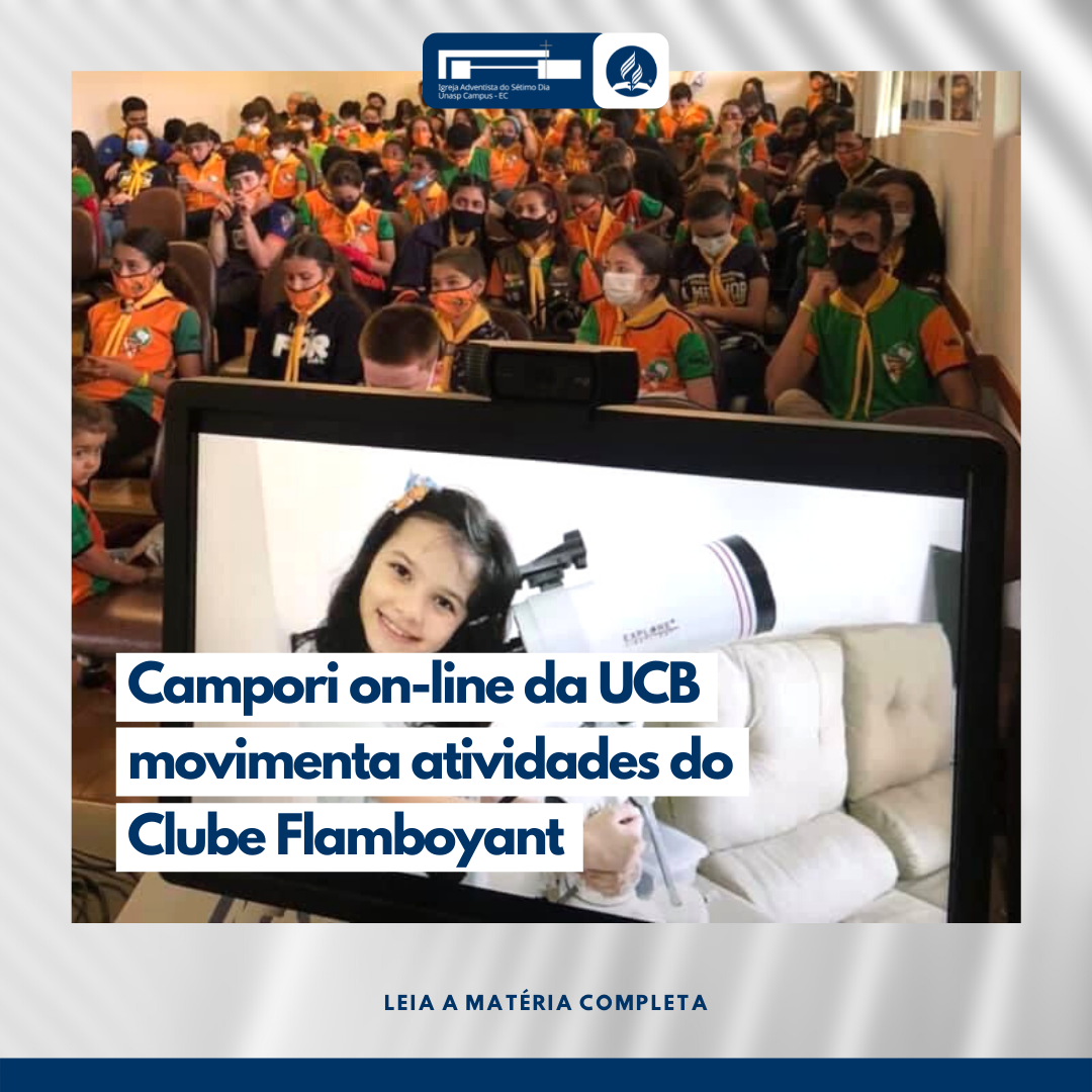 Campori on-line da UCB movimenta atividades do Clube Flamboyant